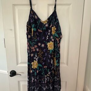 Old Navy Floral Smocked Dress